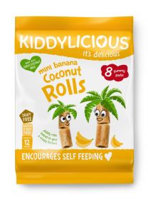 Kiddylicious Banana Coconut Rolls 6.8g (8's) x5