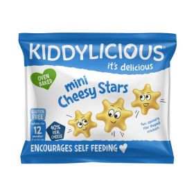 Kiddylicious Cheesy Stars 12g x12