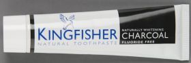 Kingfisher Toothpaste Charcoal Naturally Whitening Mint 12x100ml