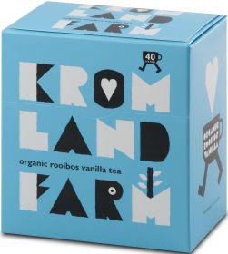 Kromland Farm Organic Rooibos Vanilla Naked Teabags 100g (40's) x4