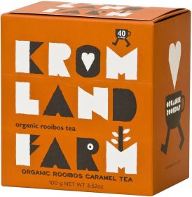 Kromland Farm Organic Rooibos Caramel Naked Teabags 100g (40's) x4
