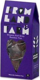 Kromland Farm Organic Biodegradable Rooibos Earl Grey Teapees 30g (15's) x4