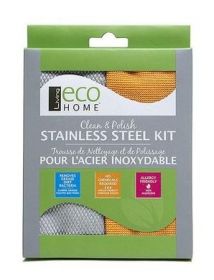 Stainless Steel Kit (2pk cleaning cloth & polishing cloth)