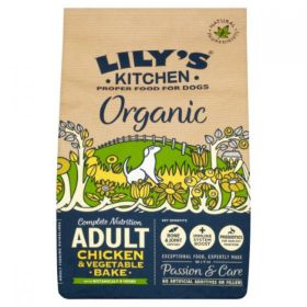 Lilys Kitchen Organic Chicken Vegetable Bake For Dogs 1kg-Single