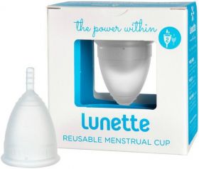 Lunette Clear (Model 2 - Normal to Heavy Flow) Reusable Menstrual Cup x1