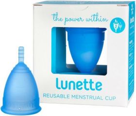 Lunette Blue (Model 2 - Normal to Heavy Flow) Reusable Menstrual Cup
