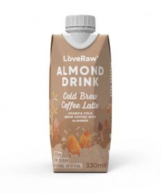Love Raw Cold Brew Caffe Latte Almond Drink 330ml x8