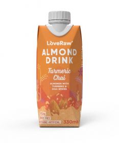 Love Raw Turmeric Chai Latte Almond Drink 8 x 330ml