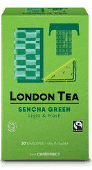 London Tea Company Fair Trade Sencha Green Teabags 40g (20s)
