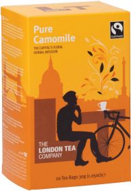 London Tea Company Fair Trade Pure Camomile Teabags 30g (20s)