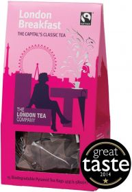 London Tea Company Fair Trade London Breakfast Pyramid Teabags 45g (15s)