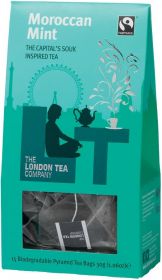 London Tea Company Fair Trade Moroccan Mint Pyramid Tea Bags 30g (15s) 
