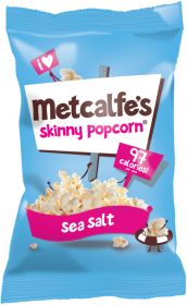 Metcalfe's Skinny Sea Salt Popcorn 20g x24