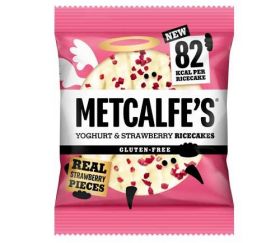 Metcalfe's Skinny Yoghurt & Strawberry Ricecakes 34g