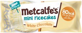Metcalfe's Skinny White Chocolate Coated Mini Rice Cakes 16g x16