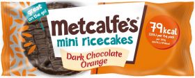 Metcalfe's Skinny Orange Dark Chocolate Coated Mini Rice Cakes 16g x16