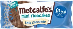 Metcalfe's Skinny Milk Chocolate Coated Mini Rice Cakes 16g x16