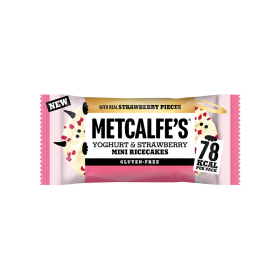 Metcalfe's Skinny Yoghurt & Strawberry Mini Ricecakes 16g