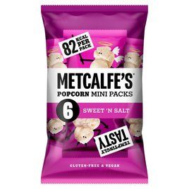 Metcalfe's Skinny Popcorn Sweet 'n Salt Multipack (6 x 17g)