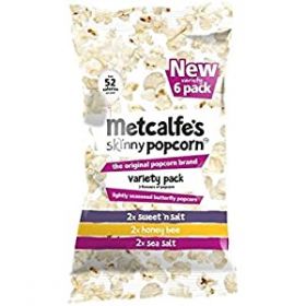 Metcalfe's Skinny Popcorn Variety Packs (6 x 11/17g)