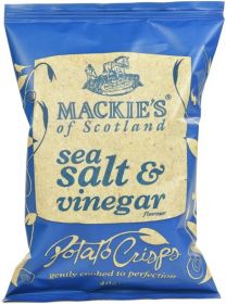 Mackie's Sea Salt & Vinegar Potato Crisps 40g