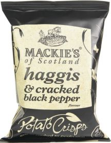 Mackie's Haggis & Black Pepper Potato Crisps 40g