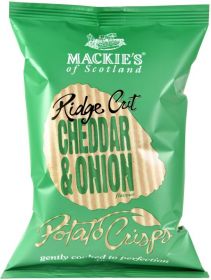 Mackie's Ridge Cheddar & Onion Potato Crisps 40g