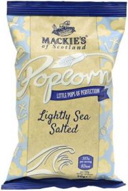 Mackie's Lightly Sea Salted Popcorn 20g
