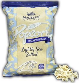 Mackie's of Scotland Lightly Sea Salted Popcorn (Sharing Bag) 70g x8