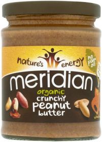 Meridian Organic 100% Crunchy Peanut Butter 280g