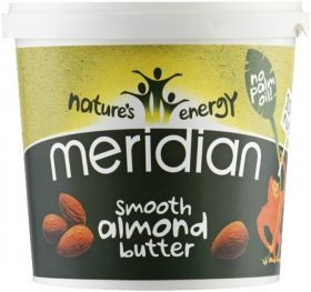 Meridian 100% Smooth Almond Butter (Speciality Nut Butter) 1kg x6