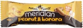 Meridian Peanut and Banana Nut Bar 40g x18
