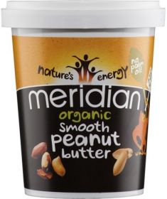 Meridian Organic 100% Smooth Peanut Butter 470g
