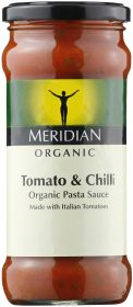 Meridian Organic Free From Tomato and Chilli Pasta Sauce 350g x6