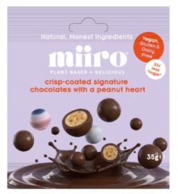 MiiRO Crispy Chocolates peanut hearts 35g x12