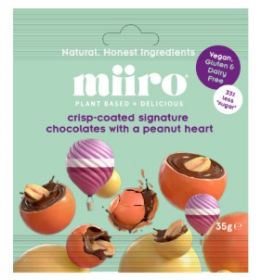 MiiRO Crunchy Spheres Dipped in signature Chocolate 35g x12