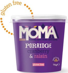 ** Moma Cranberry & Raisin Porridge Pot 70g