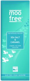 Moo Free ORG Premium Sea Salt & Caramel Cocoa Bar 80g