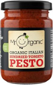 Mr Organic Vegan Sun Dried Tomato Pesto (glass jar) 130g