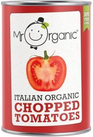 Mr Organic Chopped Tomato 400g