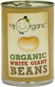 Mr Organic Giant White Beans Tins 400g