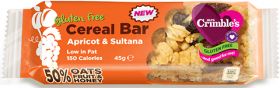 Mrs Crimble's Apricot and Sultana Cereal Bar 45g x18 