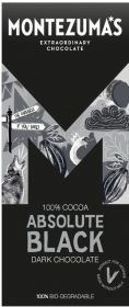 Montezuma Absolute Black 100% Cocoa 90g