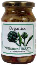 Organico Organic Artichoke Hearts In Herb Marinade 190g