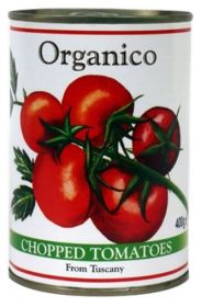 Organico Organic Chopped Tomatoes From Tuscany 400g