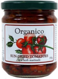 Organico Organic Sundried Tomatoes in Herb Marinade 190g