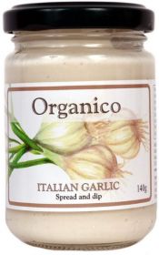 Organico Organic Italian Garlic Spread & Dip 140g