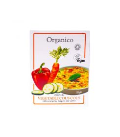 Organico Organic Vegetable couscous (with courgettes,peppers & carrots) 250g
