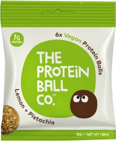 Protein Ball Co. Lemon and Pistachio (15% Vegan Protein) 45g x10