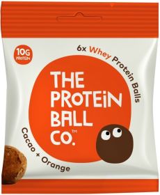Protein Ball Co. Cacao and Orange (22% Whey Protein) 45g x10